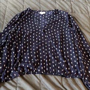 New Navy blue blouse